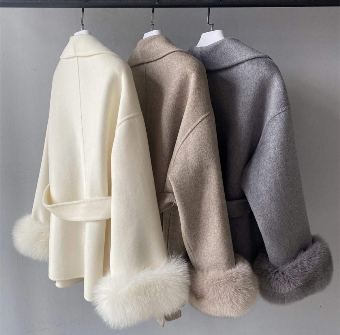 Aima Cashmere Belted Coat