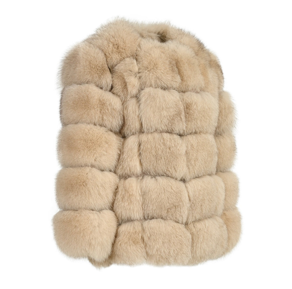 2 in 1 Fox Fur Coat