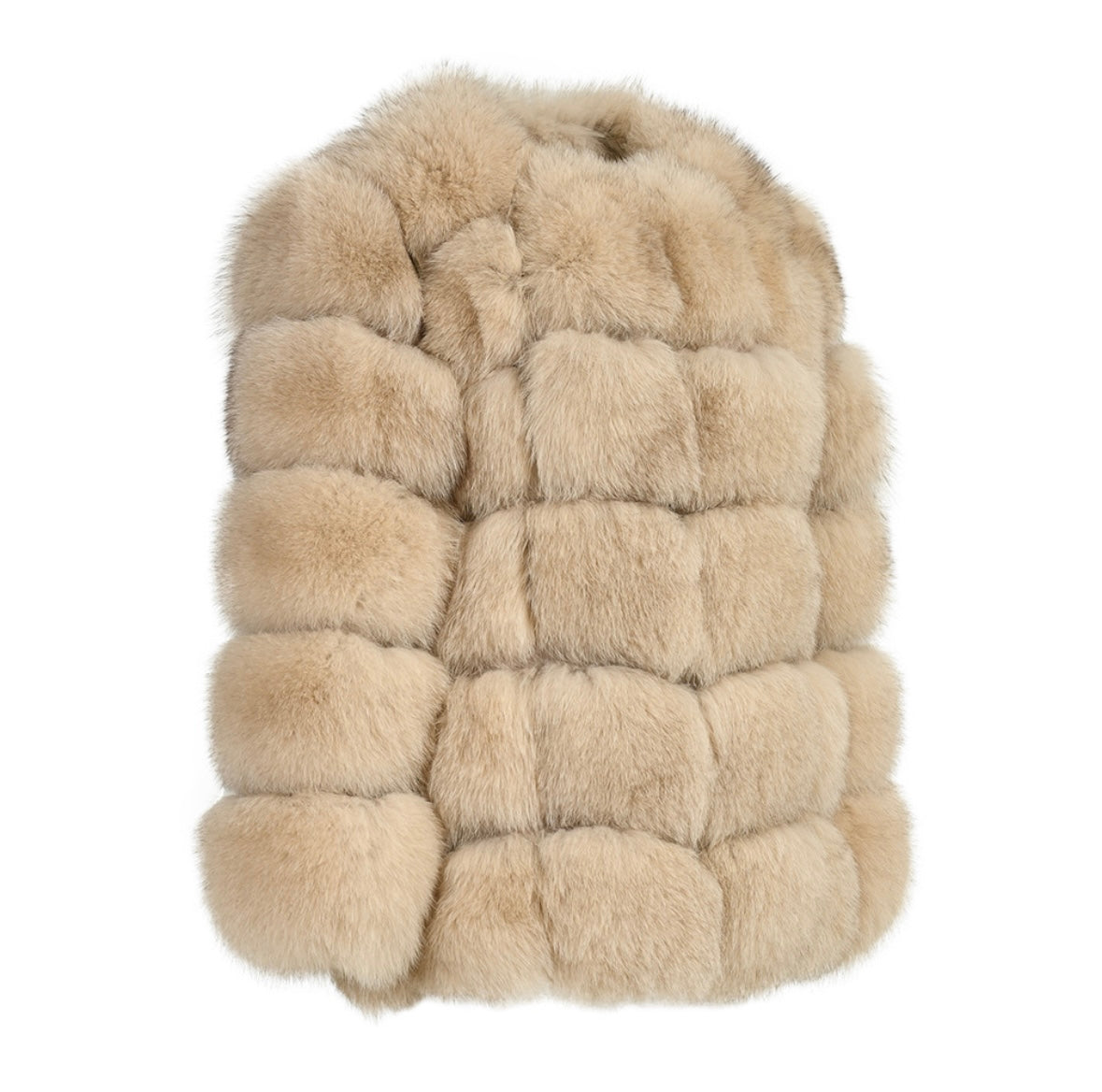2 in 1 Fox Fur Coat