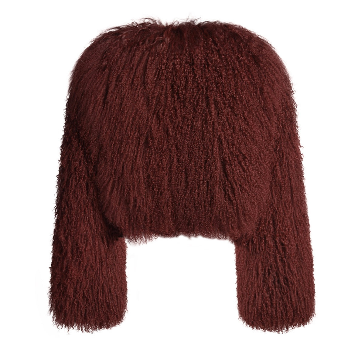 Aura Cropped Mongolian Fur Coat
