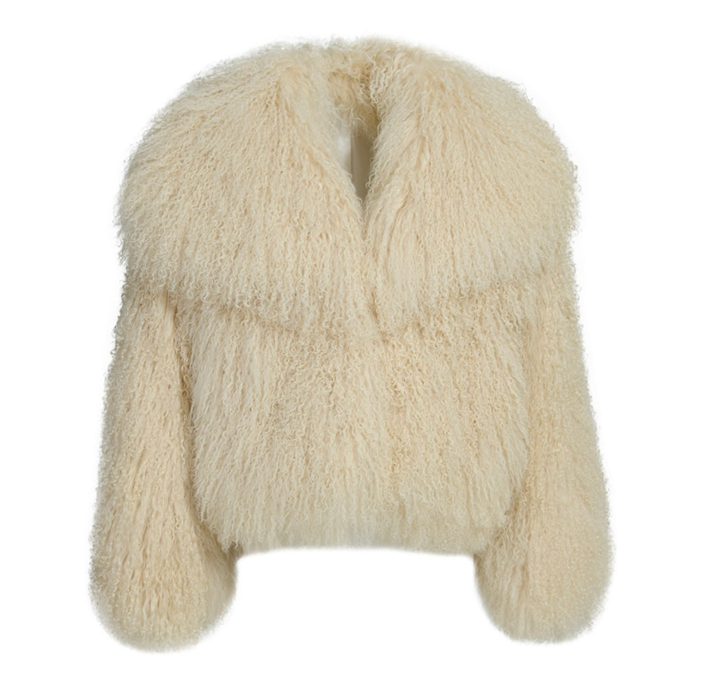 Serenity Mongolian Fur Coat