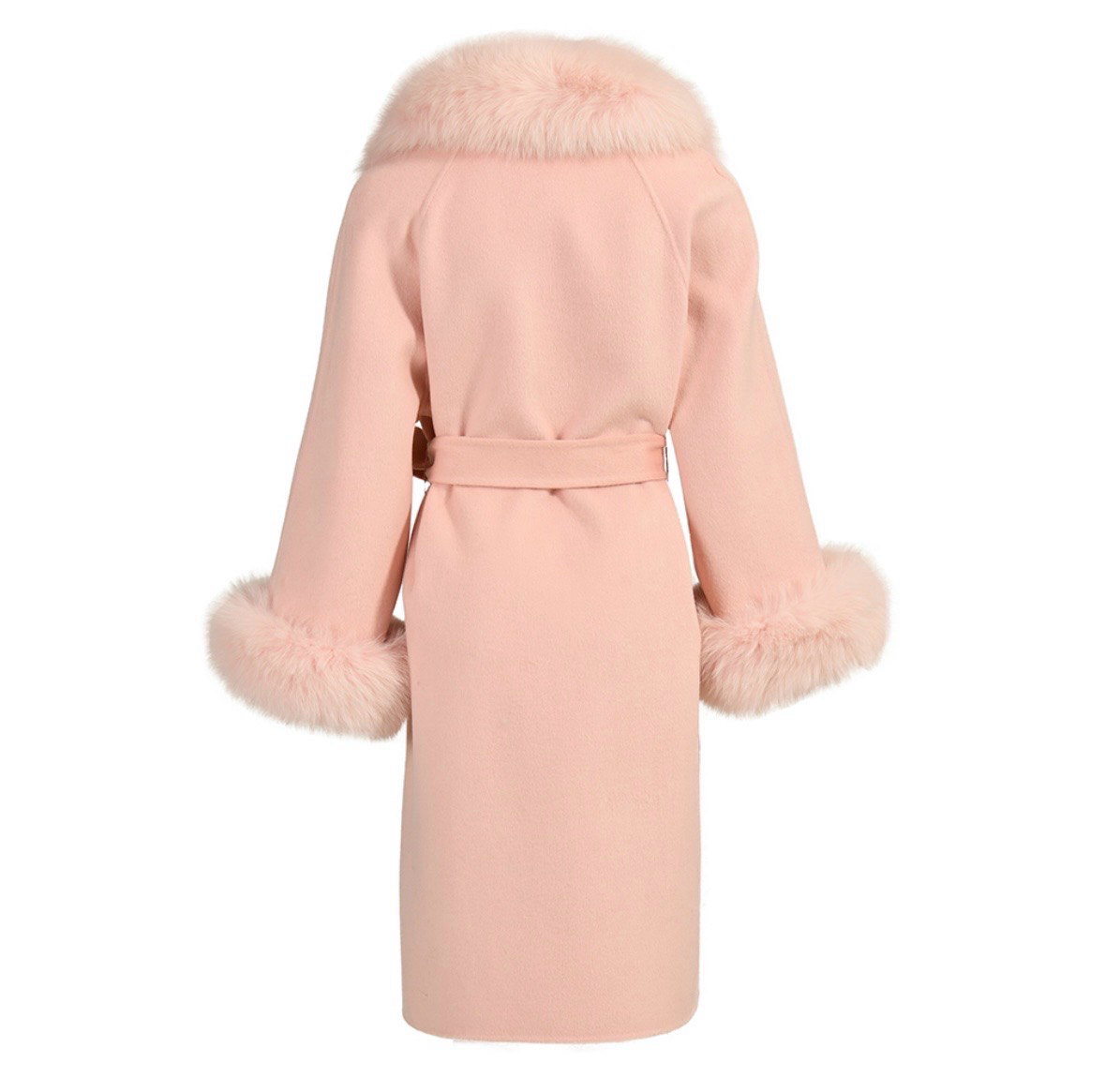 Cashmere belted coat