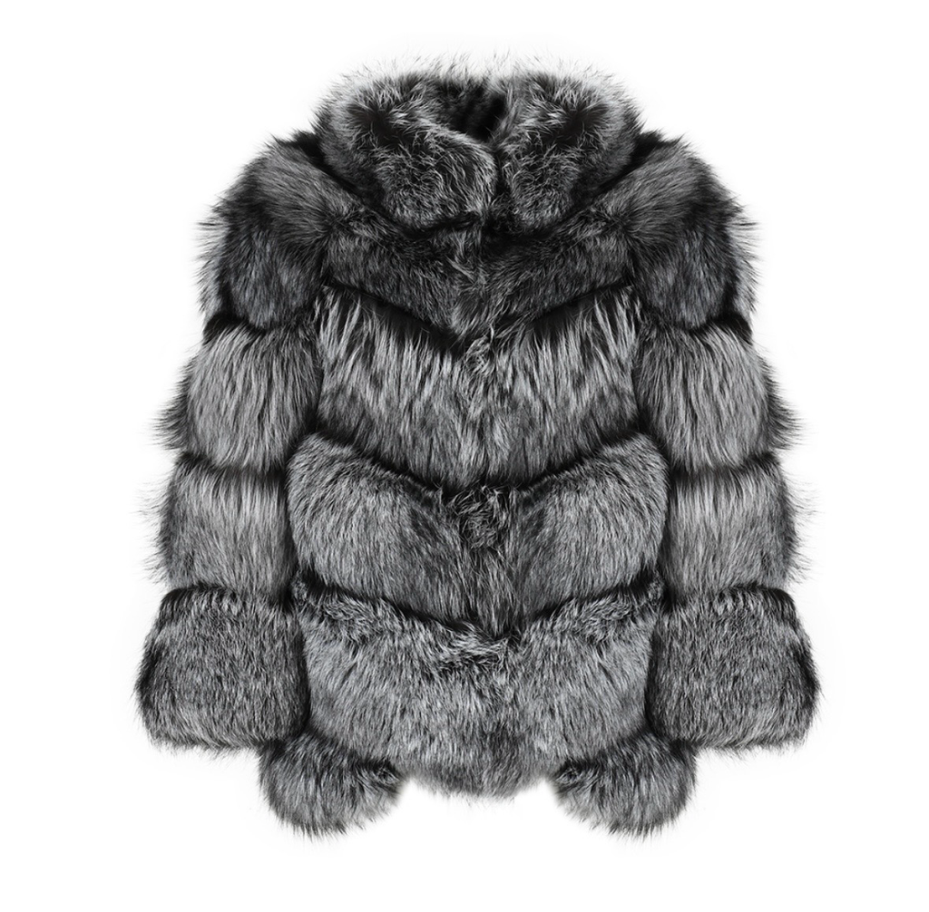 Esmee Silver Fox Fur Coat