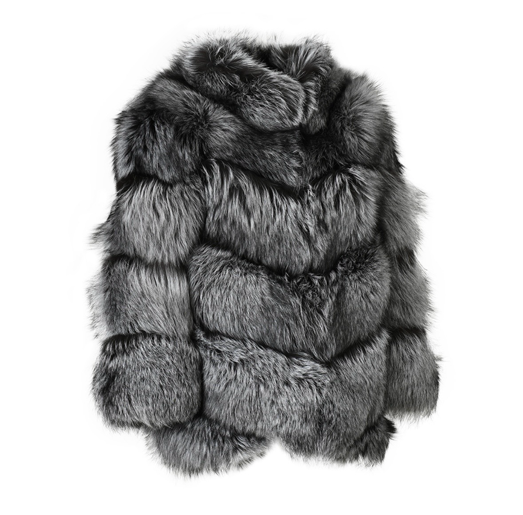 Esmee Silver Fox Fur Coat