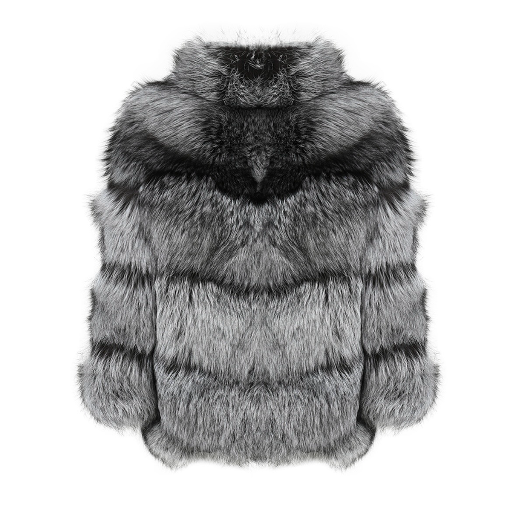 Esmee Silver Fox Fur Coat
